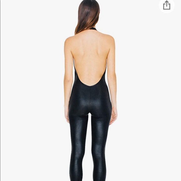 COPY - COPY - American Apparel Metallic Halter Catsuit 🐈‍⬛ - Picture 4 of 6